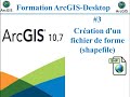 Cration dun fichier de forme shapefile dans arcmap  creating a shapefile in arcmap