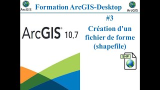 Création d'un fichier de forme (shapefile) dans arcmap | Creating a shapefile in arcmap