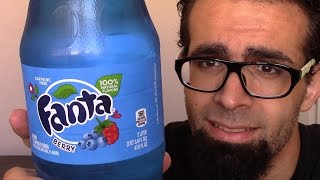 WTF: Fanta Blue Reaction Video *My First Blue Soda* | FreakEating