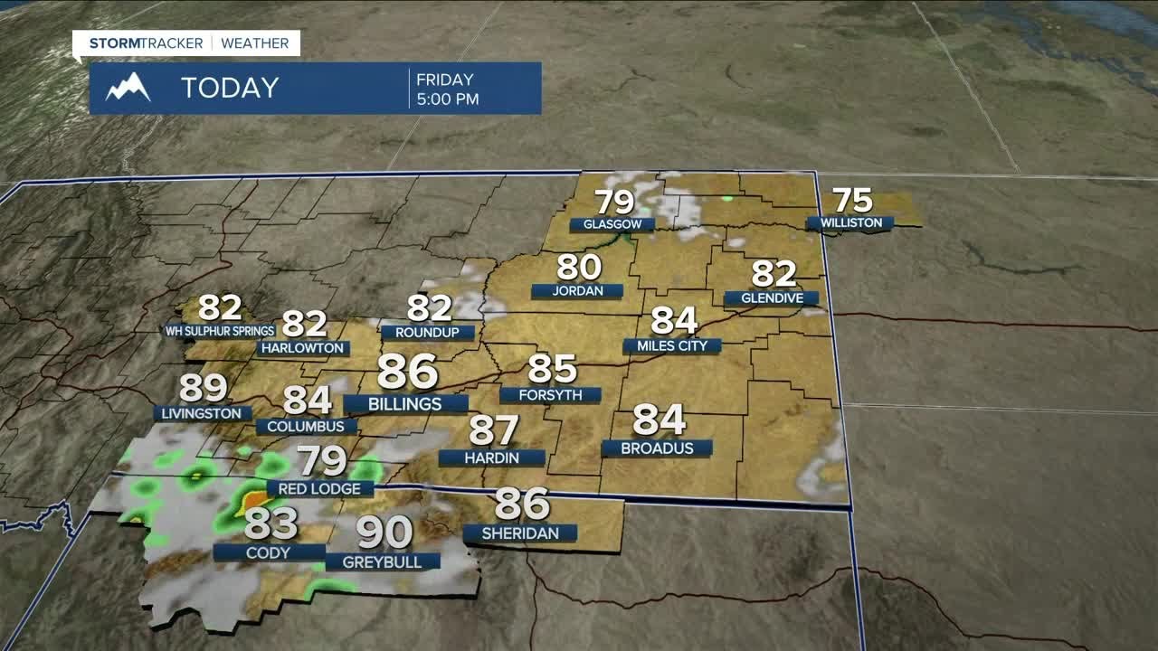Q2 Billings Area Weather: Heating up for the weekend with a chance of ...