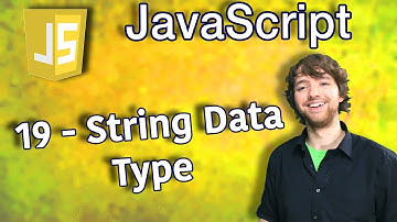 JavaScript Programming Tutorial 19 - String Data Type