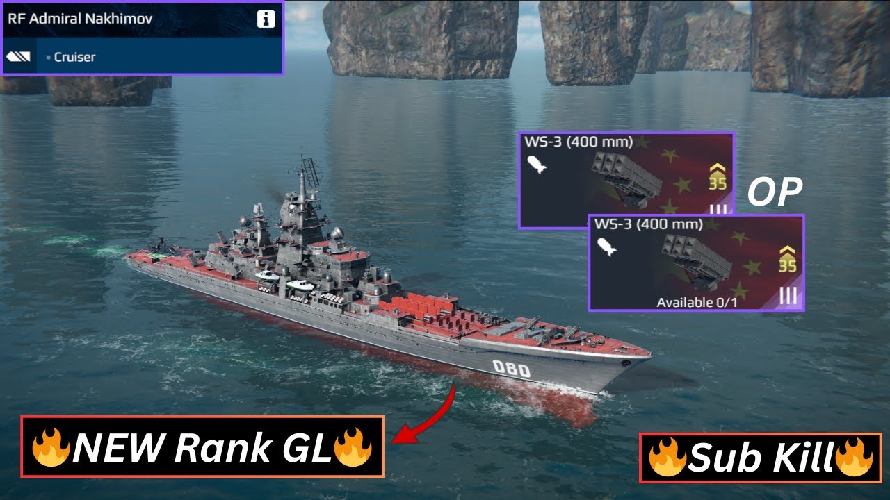 🔥WS-3 (400) - GLauncher🔥IN Rank shop - Modern Warships