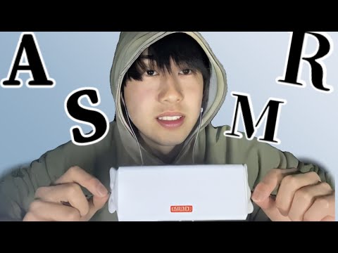 【ASMR】綿棒で耳かきしたらはまった！　（ear cleaning with a cotton swab）