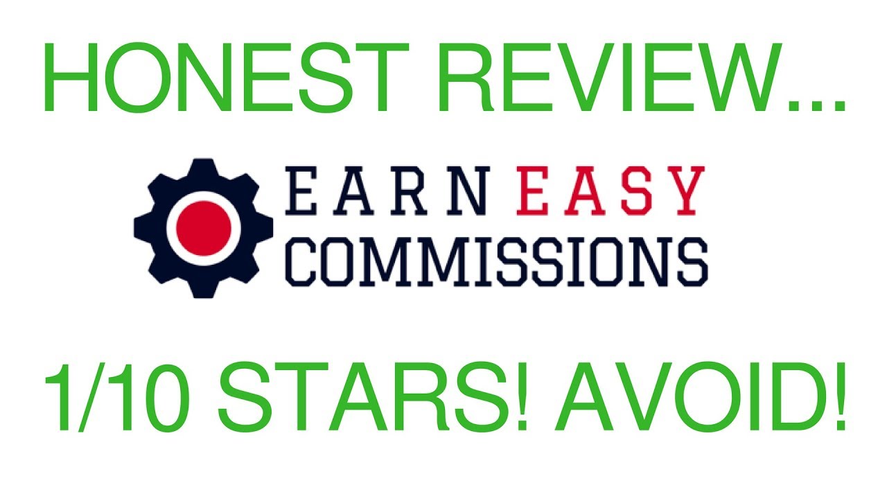 1/10 STARS! Earn Easy Commissions - Review + DEMO!