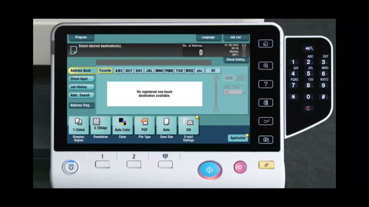 SCANNING FAXING AND USER BOXS KONICA MINOLTA DIGITAL PHOTOCOPIER YouTube