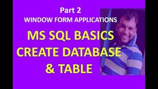 #2 How to create database and table in sql server