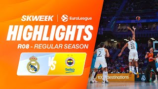 Madrid Put On A Show To Crush The Champions Real Madrid Vs Fenerbahce - Highlights Euroleague R8