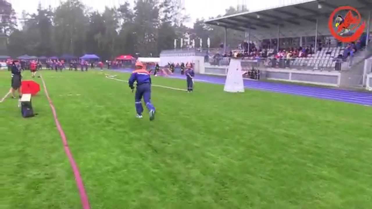 Landesmeisterschaften der Jugendfeuerwehr - Die Gruppenstaffette