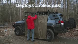 Quick Pitch En-Suite Privacy Room by Backwoods Overland 2,574 views 5 years ago 39 seconds