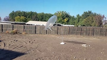 Solar Powered Blimp Thrust Test