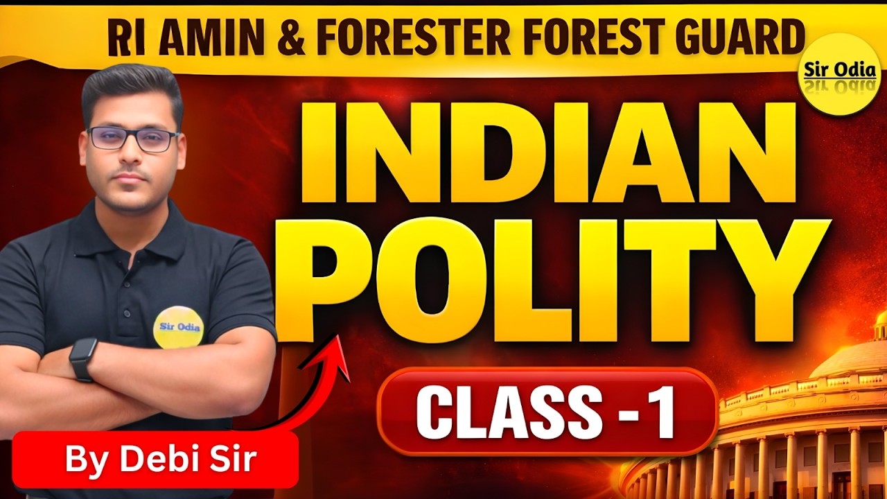 POLITY Complete Concept + MCQs | Most Important for RI AMIN Exam 2026 | By Debi Sir