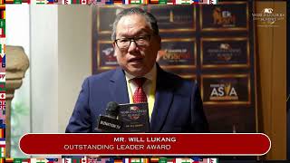 Mr. Will Lukang | Outstanding Leader Award in Leadership | World Leaders Summit 2025