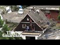 Germany floods: stranded residents rescued by helicopter from rooftops