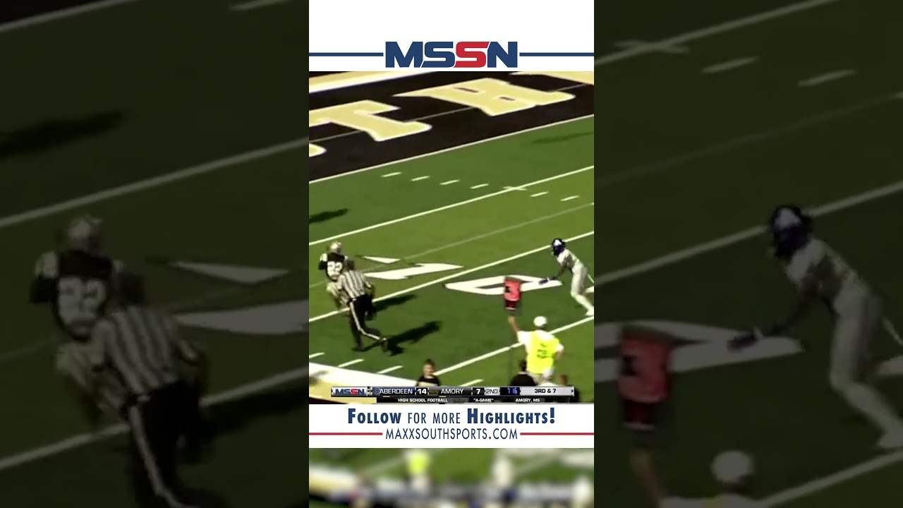 Amory making it look easy! They'd never look back from this and would go on to win the rivalry game!