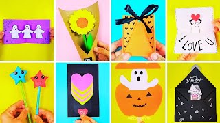 8 Easy Crafts Ideas When You're Bored / Paper Crafts / How To Make / Creative Things / Cute Gifts 