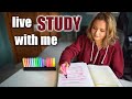 Live Study with me • Estudia conmigo en directo (2 abril 2020)