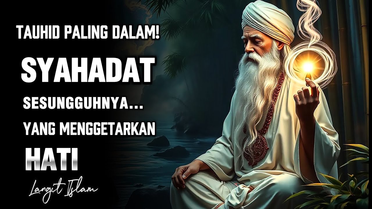 SYAHADAT RUHANI✨ MELEBUR DALAM TAUHID – MAKNA TERDALAM SYAHADAT BAGI ORANG YANG ARIF 🌌