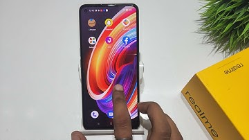 How to swipe down notification drawer in Realme x7 5g, x7 pro | Realme x7 me global bar kaise hataye