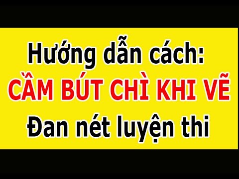 Hướng dẫn cách cầm bút chì vẽ và đan nét chì – Học vẽ cơ bản cho người mới bắt đầu – ARC Hà Nội | Bao quát các nội dung liên quan học vẽ chì đúng nhất