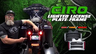 Ciro 3D LED Lighted License Plate Frame Install