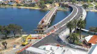 Mandurah Traffic Bridge time lapse