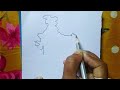INDIAN map drawing 🌍 @BinitaSarkar-l3w