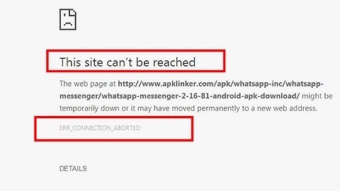 Fix The web page might be temporarily down or it may have moved|ERR_CONNECTION_ABORTED in Chrome