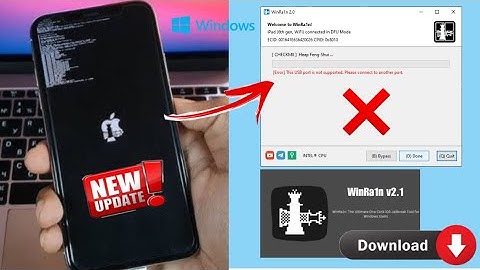 Checkra1n Windows Jailbreak iOS 16.7 | iPhone X With WinRa1n | iOS 16.7 Jailbreak_WinRa1n [ Error ]