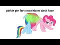 Pinkie pie farts on rainbow dashes face edit (gift to @Foxy Fart Editor)