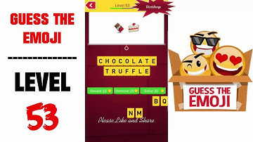 Guess The Emoji Level 53 - All Answers - Walkthrough ( By GMonks Entertainment )