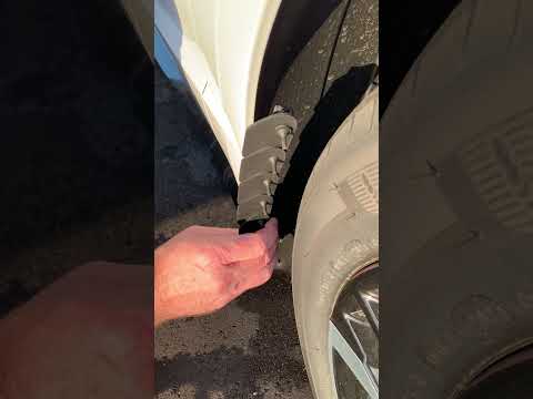 Inside View Sonata Stone Guard Install #1fastguard #mudflaps #paintprotection #hyundai #sonata #car