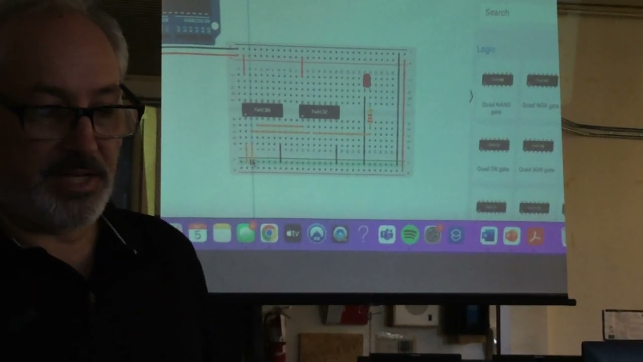 Combinational Logic Gates in TinkerCAD - YouTube