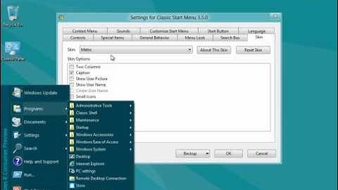 Enable Start Button and Start Menu in Windows 8