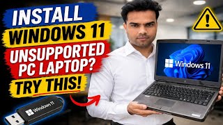 Windows 11 Install In Unsupported PC Easy Method @Pankajcomputereducation