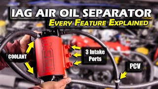 How An Air Oil Separator Works | 2020 Subaru STI IAG AOS |