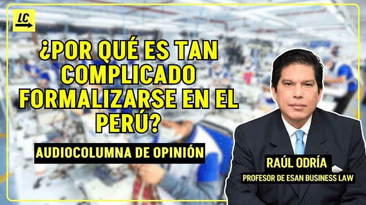 El infierno de la formalización explicado  - #Audiocolumna