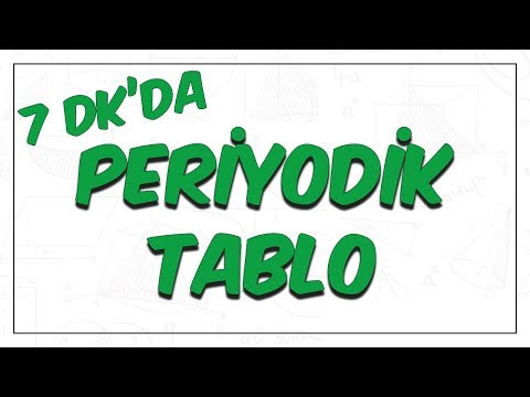 7dk'da Periyodik Tablo