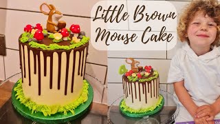 GRUFFALO LITTLE BROWN MOUSE CAKE FIGURE SUGARPASTE TUTORIAL