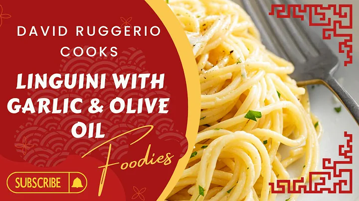 Ruggerio Cooks Linguini with Garlic And Olive Oil ...