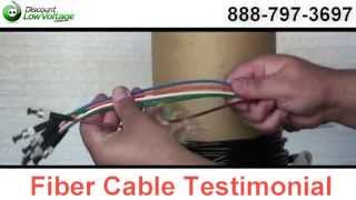 Pre-Terminated Fiber Optic Cable Assembly contractor testimonial