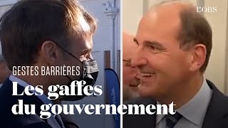 Quand Jean Castex et Emmanuel Macron oublient (encore) les gestes barrières