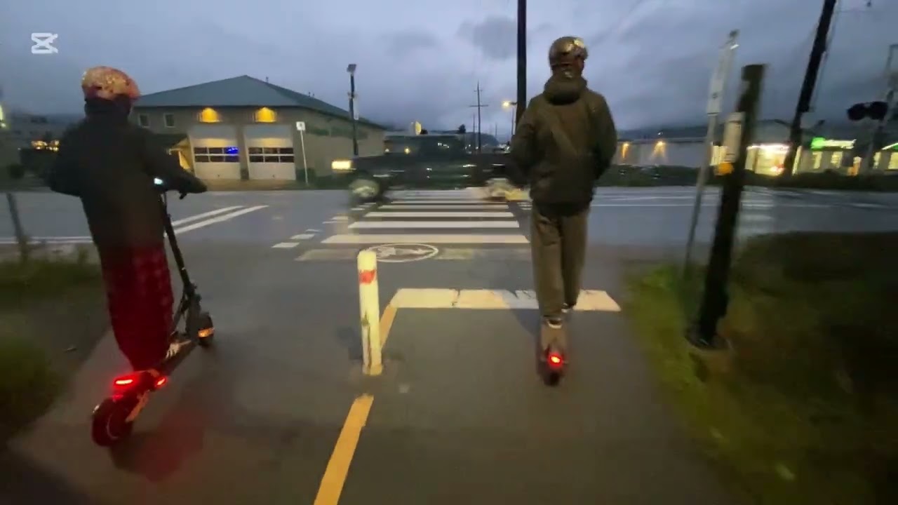 Riding with friends Segway ninebot max g30 @Scooterkid100 