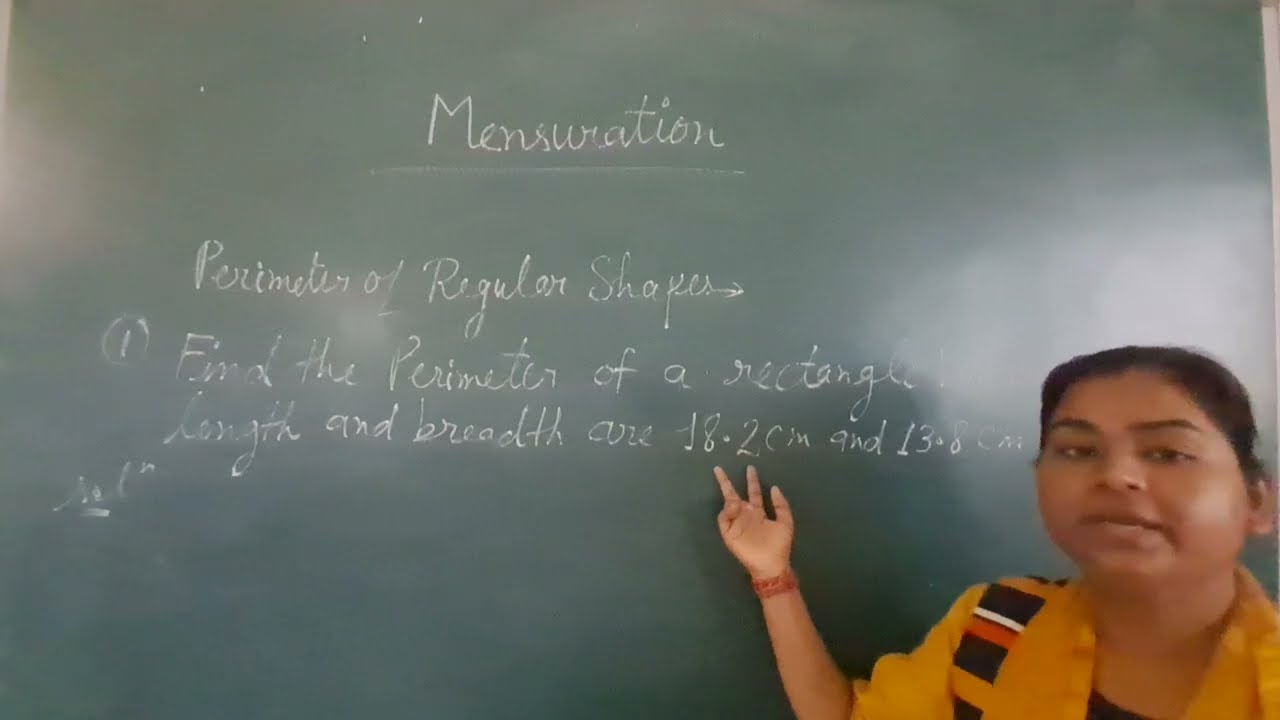 Topic MENSURATION- Perimeter and area (part-2)