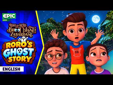 A Scary Night at Camp | Roro & Hero Bhoot Mast Jabardasr | Funny Cartoon | English Cartoon