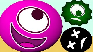 Hungry Balls Level 41 - 55 | Pro Tricks vs Funny Fails & Android / iOS Walkthrough Gameplay 