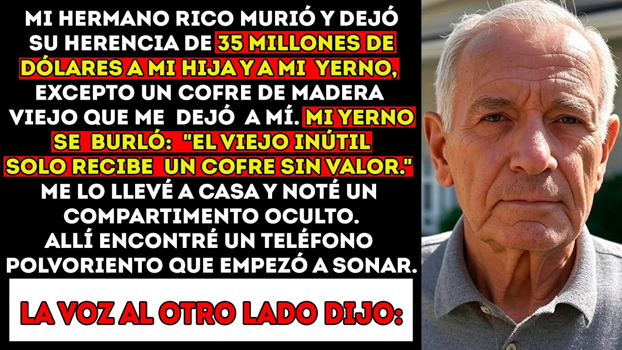 Tras una herencia inesperada, un yerno recibió millones… yo solo una caja antigua…