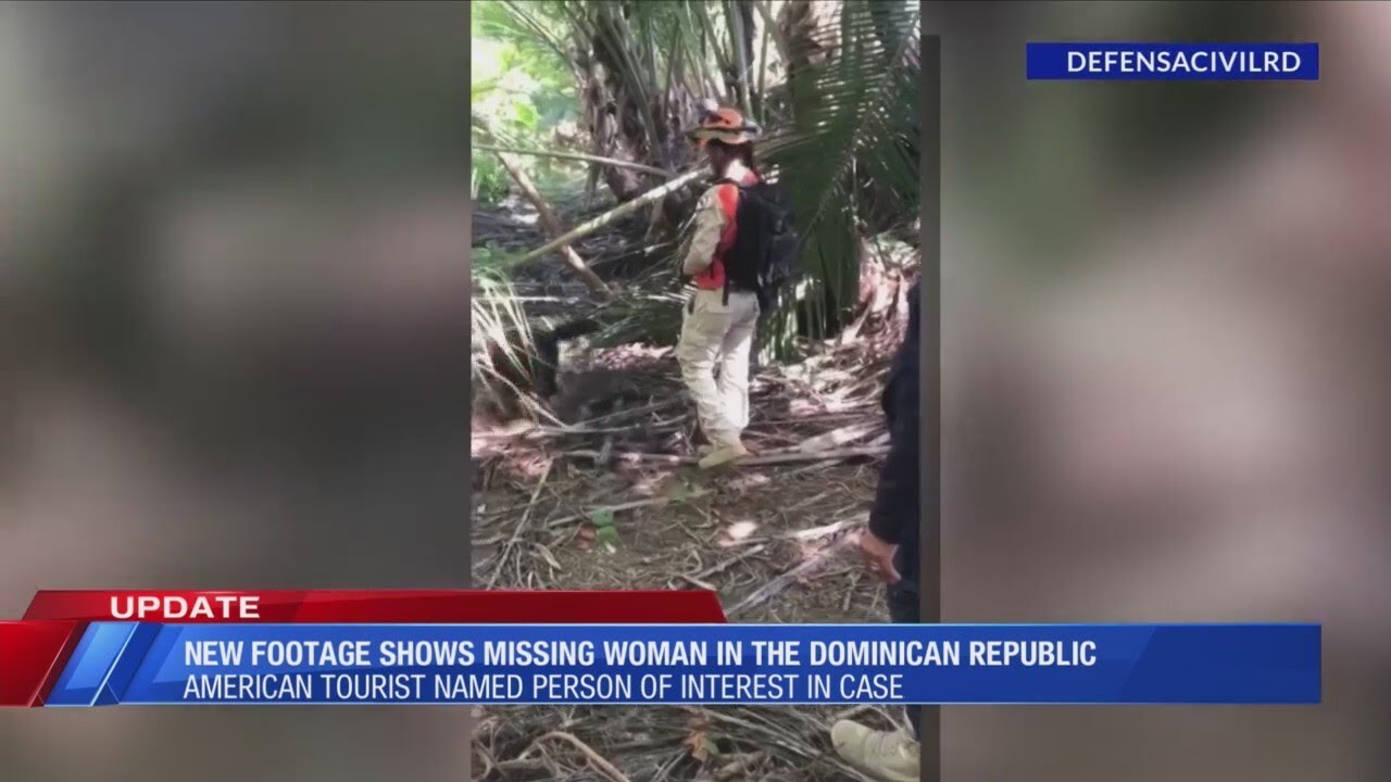 Footage shows missing woman in the Dominican Republic