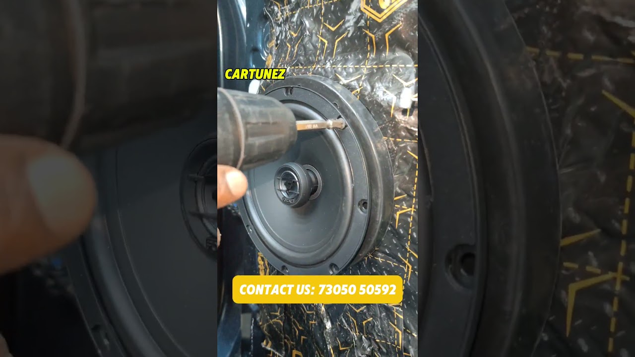 ✨ Custom audio upgrade for Mahindra XUV300: Focal 2-way speakers installed...🚗