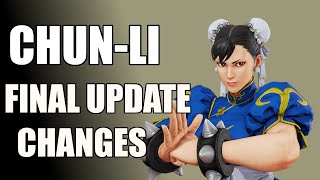 SFV FINAL update Chun-Li balance changes (Sigh...)