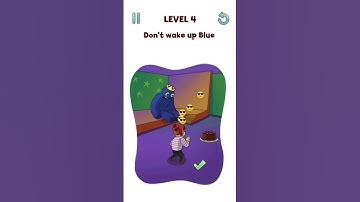 Rainbow Dop :Delete One Part Level 4 🌈 🤡😱 #shorts #gameplay #youtubeshorts